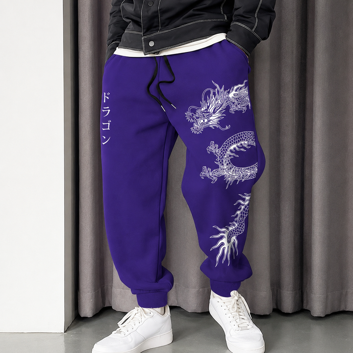 Gothic Dragon Graphic Joggers