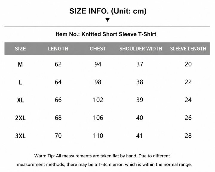 Men’s Color Block Striped Knit T-Shirt