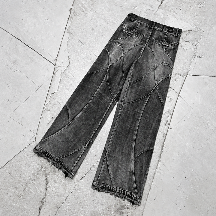 Y2K Paneled Denim Jeans