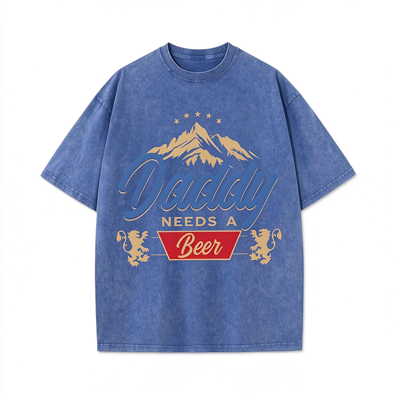 Casual Retro Printed Short-Sleeve Tee