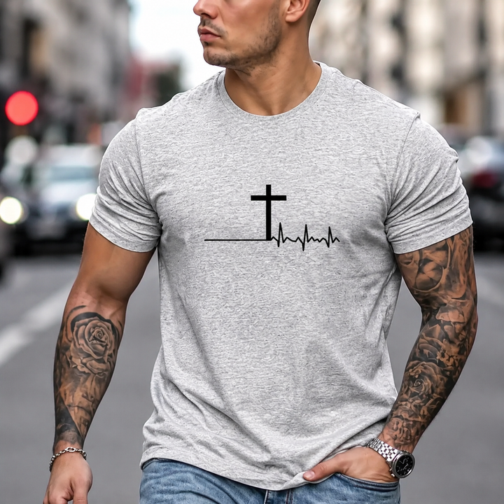 Faith Pulse Graphic T-Shirt