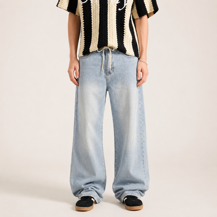 Vintage Washed American Fade Denim Jeans