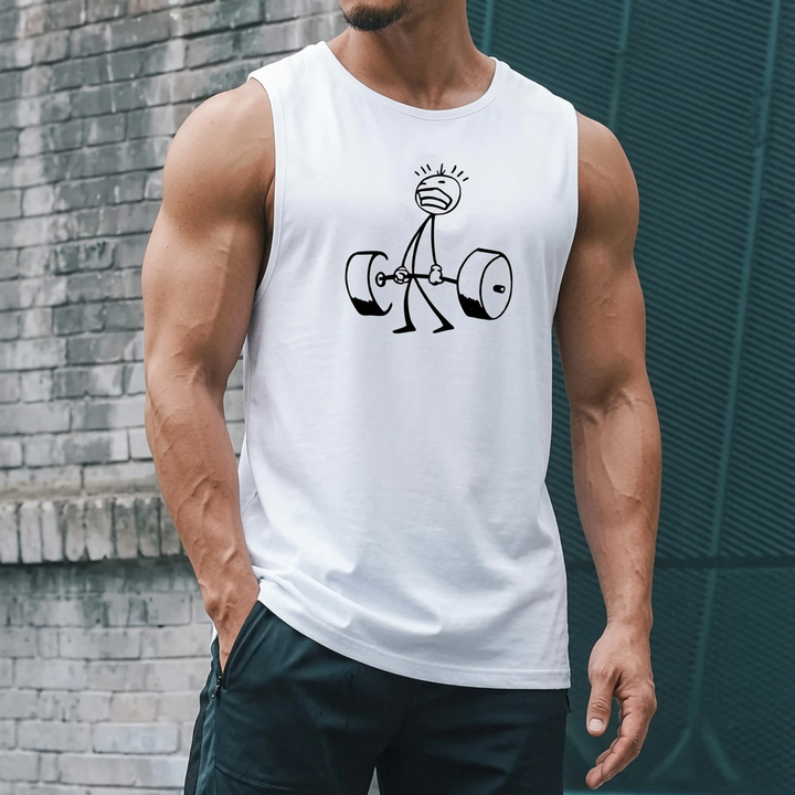 Funny Graphic Workout Tank Top
