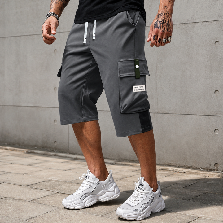 Men’s Summer Straight-Fit Cargo Shorts