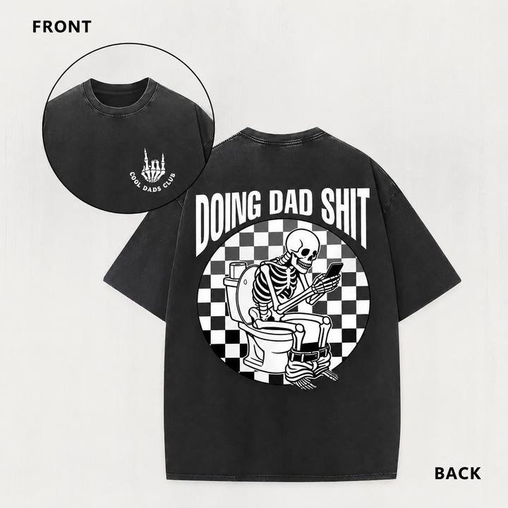 DOING DAD SHIT Vintage Washed T-Shirt