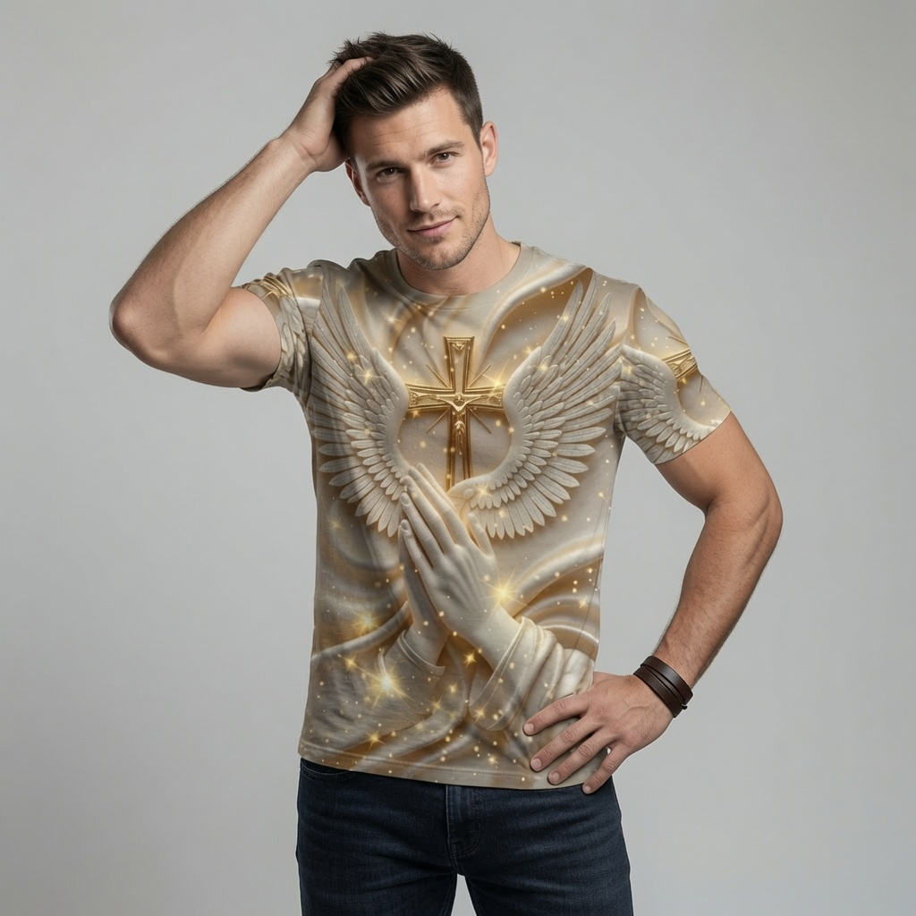 Men’s Angel Wings Graphic T-Shirt