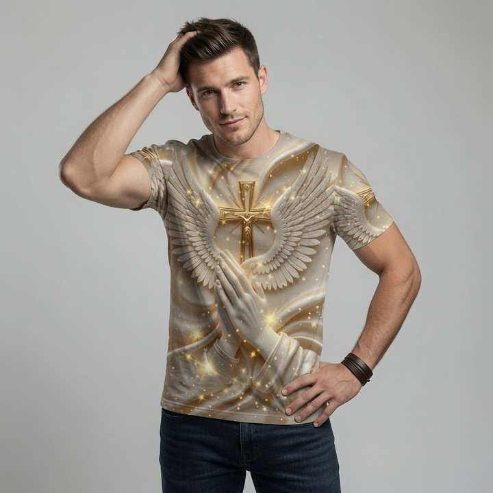 Men’s Angel Wings Graphic T-Shirt