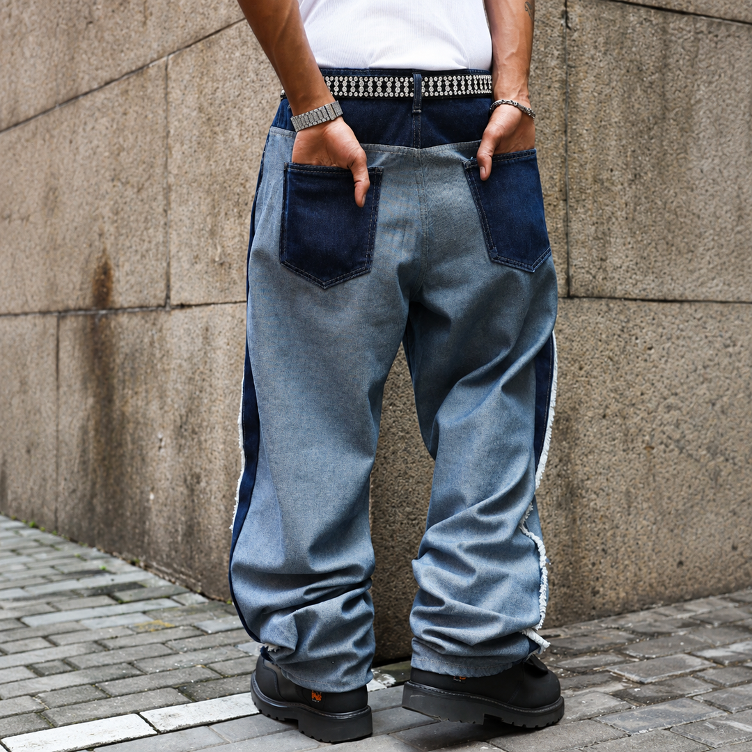Y2K Patchwork Jeans