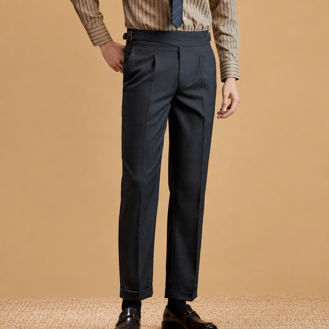 Men’s Naples High-Waisted Dress Trousers