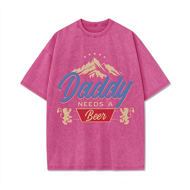 Casual Retro Printed Short-Sleeve Tee