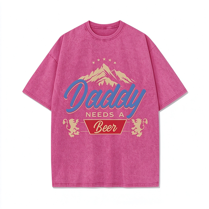 Casual Retro Printed Short-Sleeve Tee