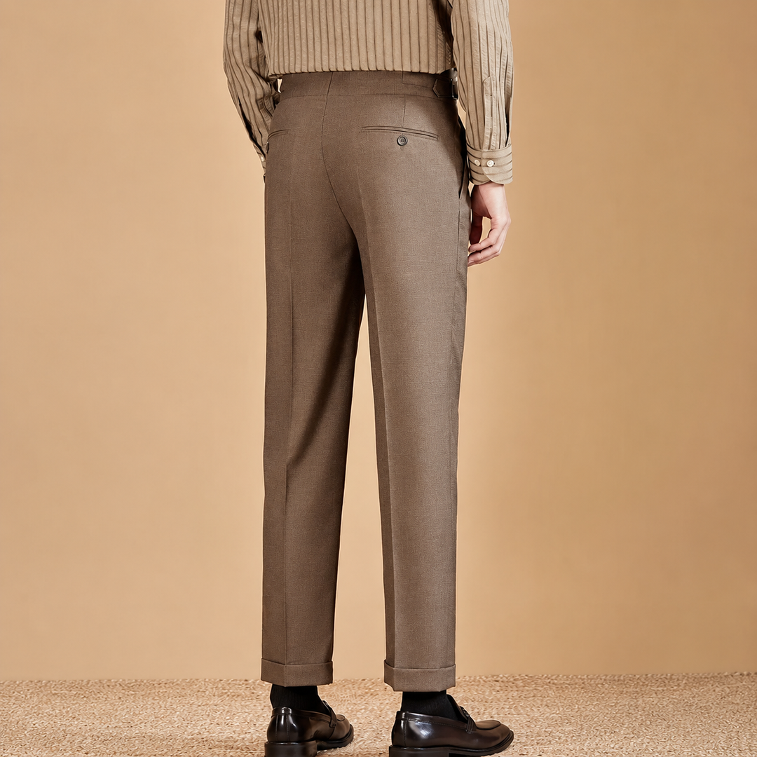 Men’s Naples High-Waisted Dress Trousers