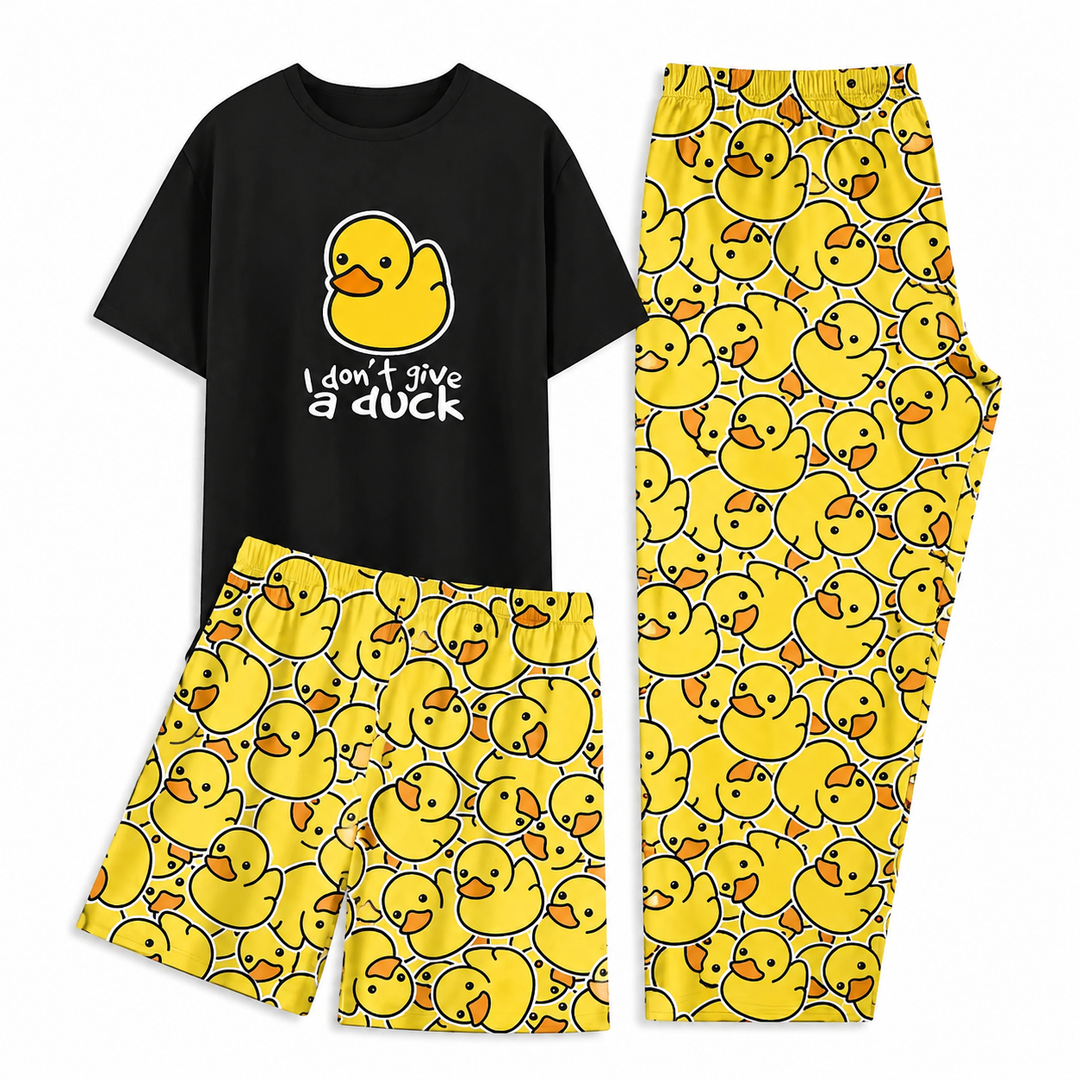 Little Yellow Duck Pajama Set