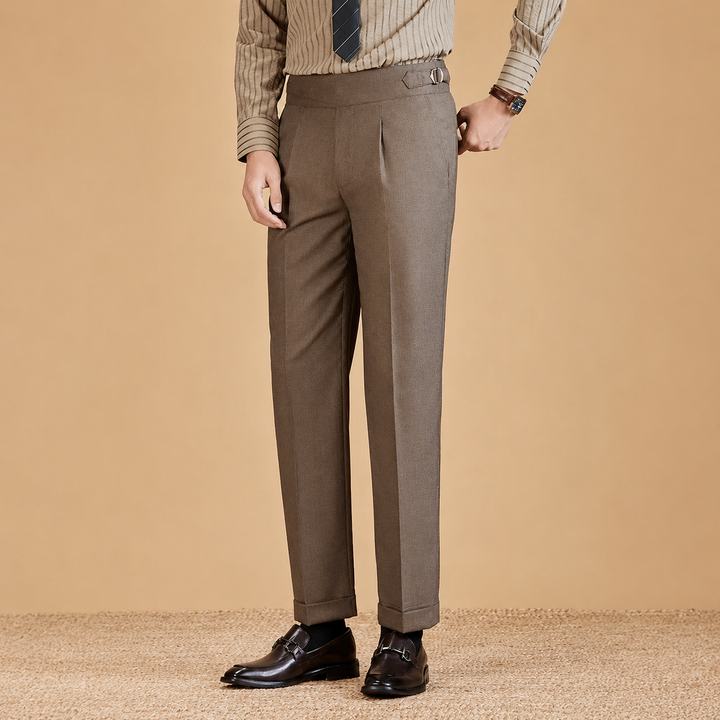 Men’s Naples High-Waisted Dress Trousers