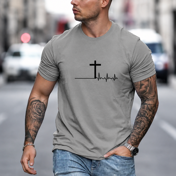 Faith Pulse Graphic T-Shirt