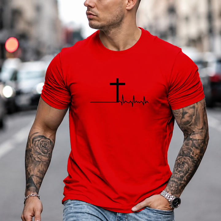 Faith Pulse Graphic T-Shirt