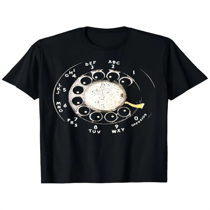 Vintage Telephone Graphic T-Shirt