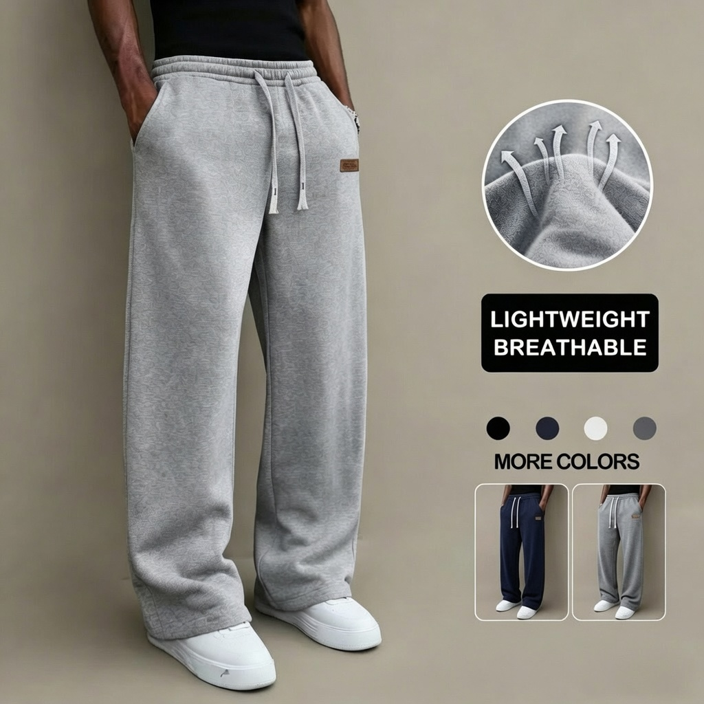 Lightweight Wide Leg Sweatpants