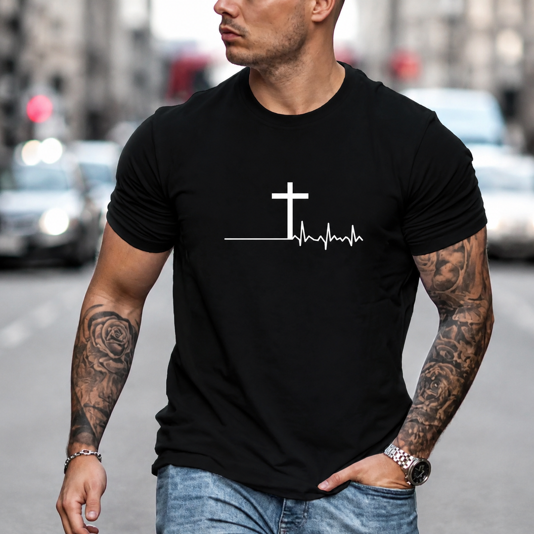 Faith Pulse Graphic T-Shirt