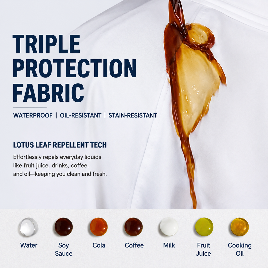 Waterproof Stain-Resistant Business Dress Shirt