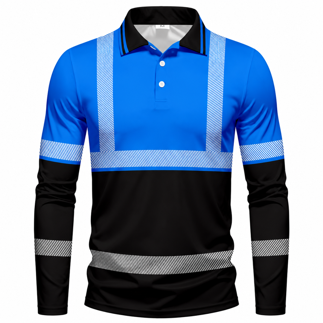 High Visibility Reflective Workwear Polo Shirt