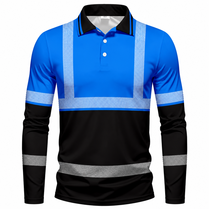 High Visibility Reflective Workwear Polo Shirt
