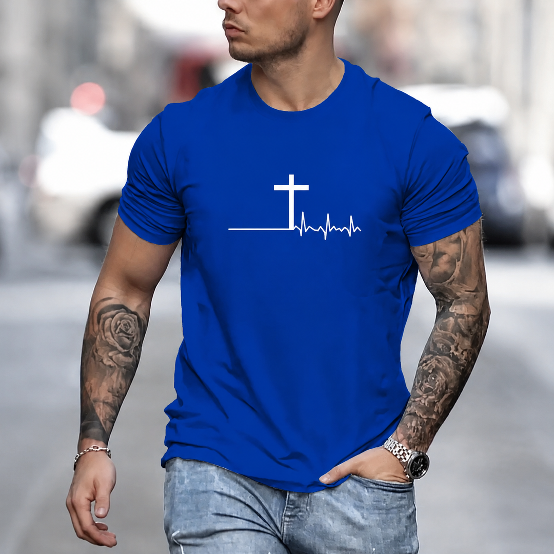 Faith Pulse Graphic T-Shirt