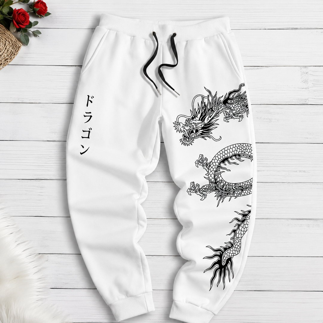 Gothic Dragon Graphic Joggers