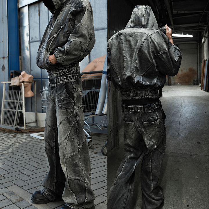 Y2K Paneled Denim Jeans