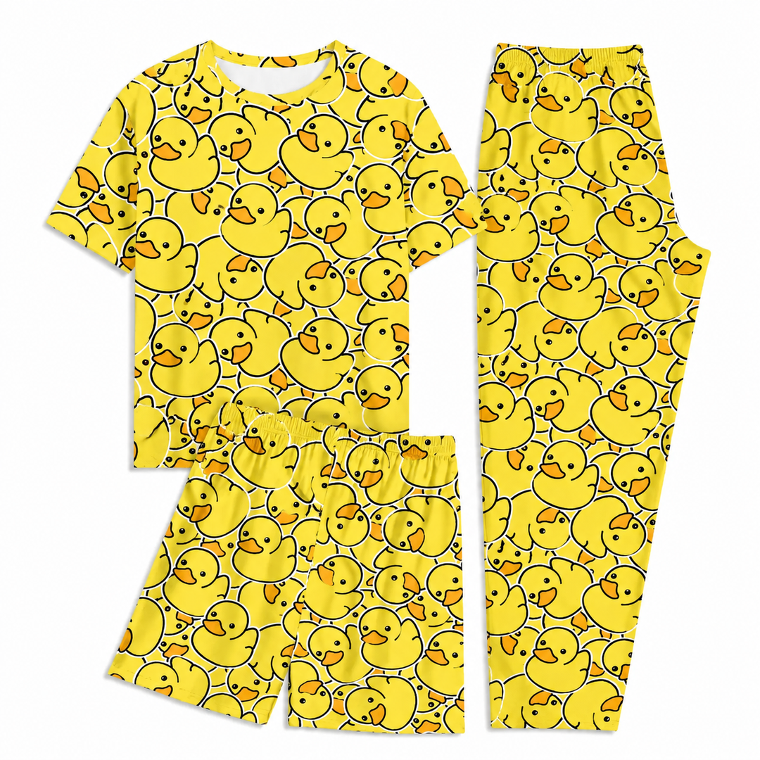 Little Yellow Duck Pajama Set
