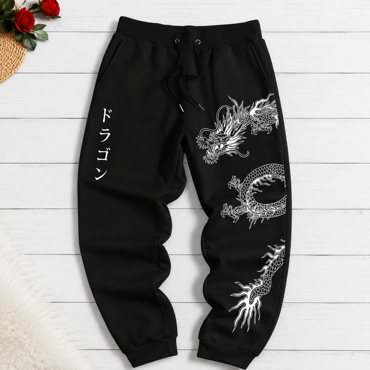 Gothic Dragon Graphic Joggers