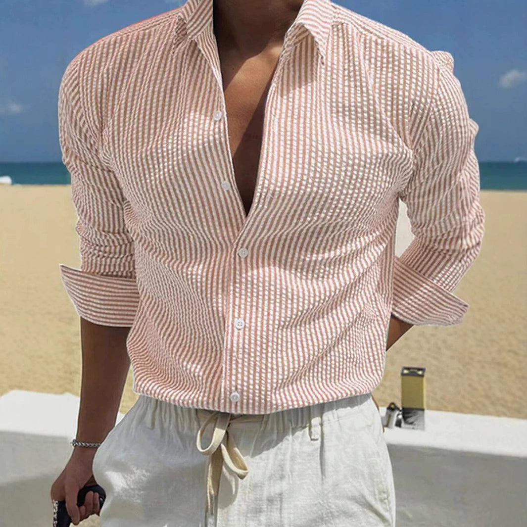Men’s Casual Striped Shirt