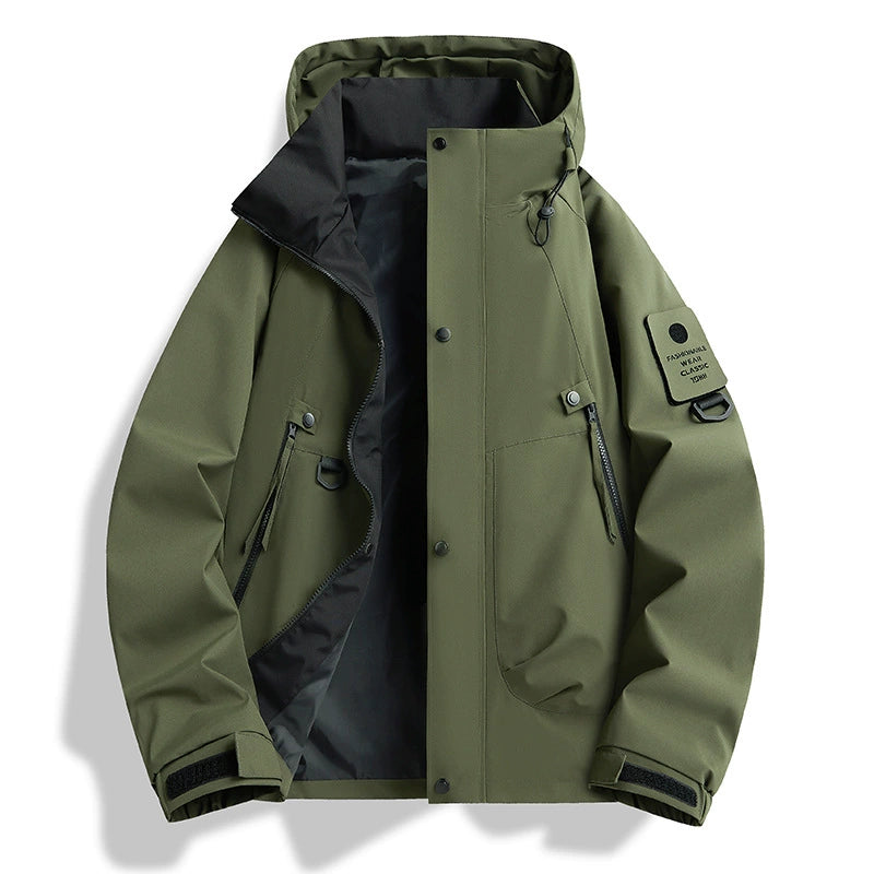 Hooded Utility Shell Jacket