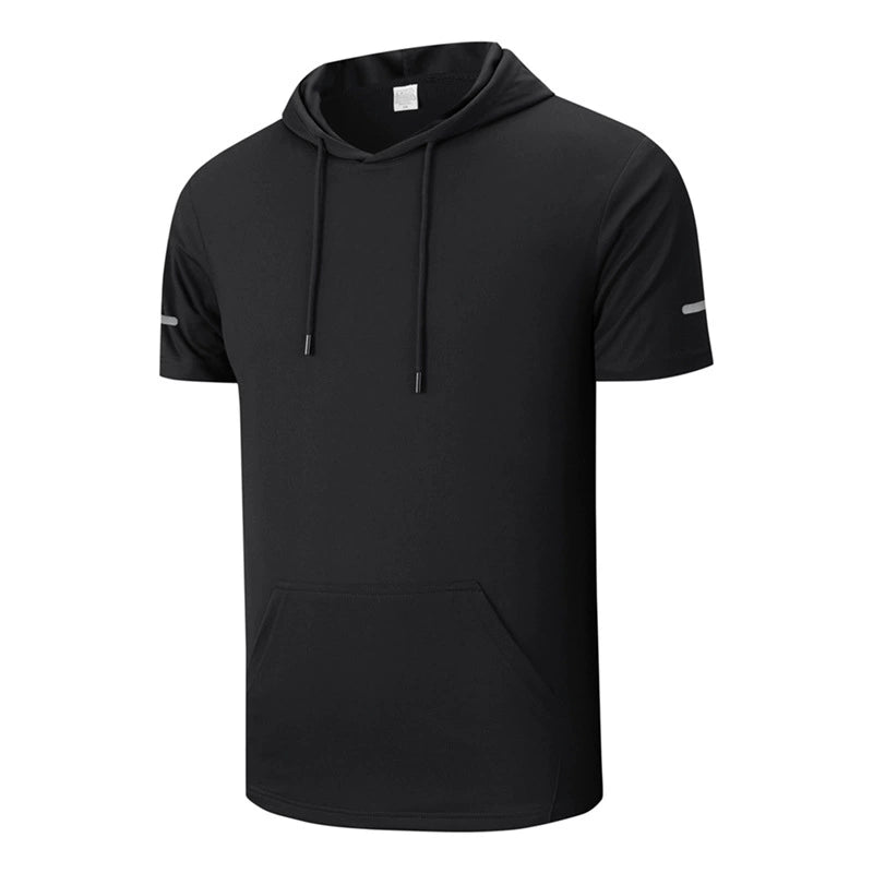 Quick-Dry Hooded Performance T-Shir