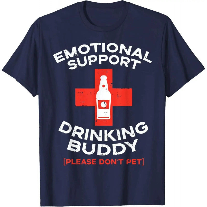 Funny Drinking Buddy Graphic T-Shirt