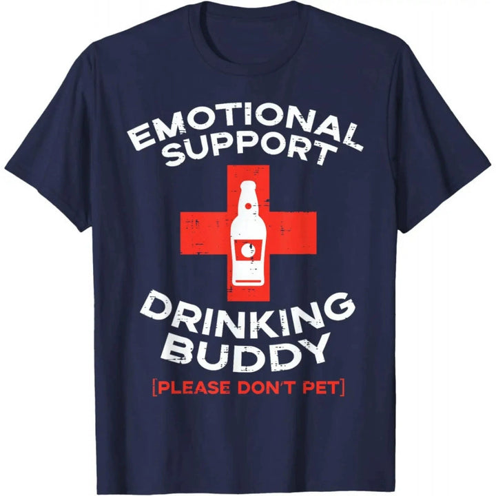 Funny Drinking Buddy Graphic T-Shirt