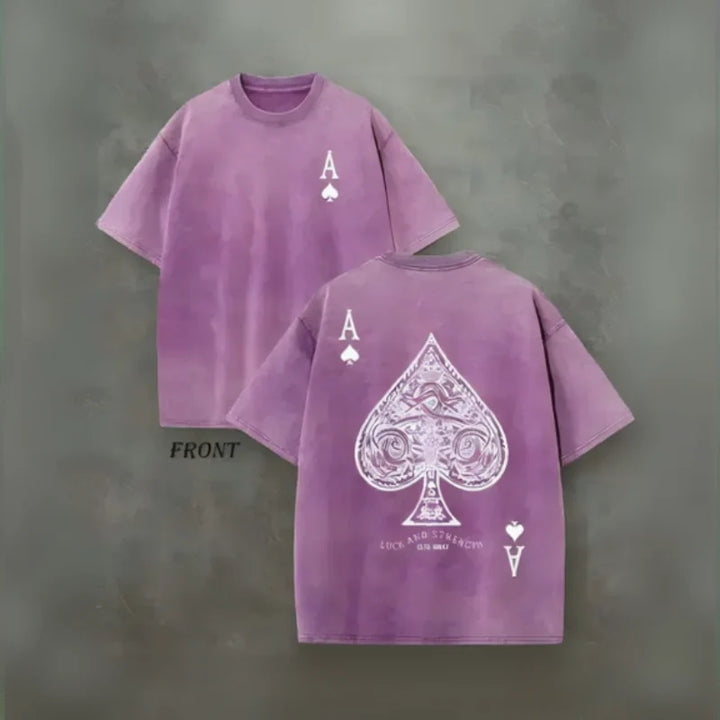 Ace of Spades Vintage Washed T-Shirt