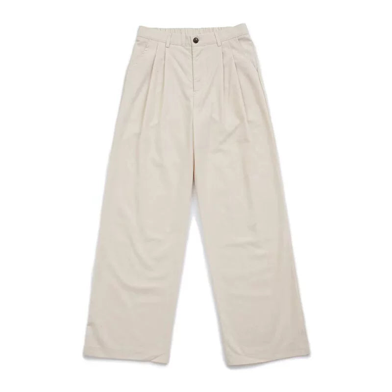 Men’s Vintage Deconstructed Straight-Leg Trousers