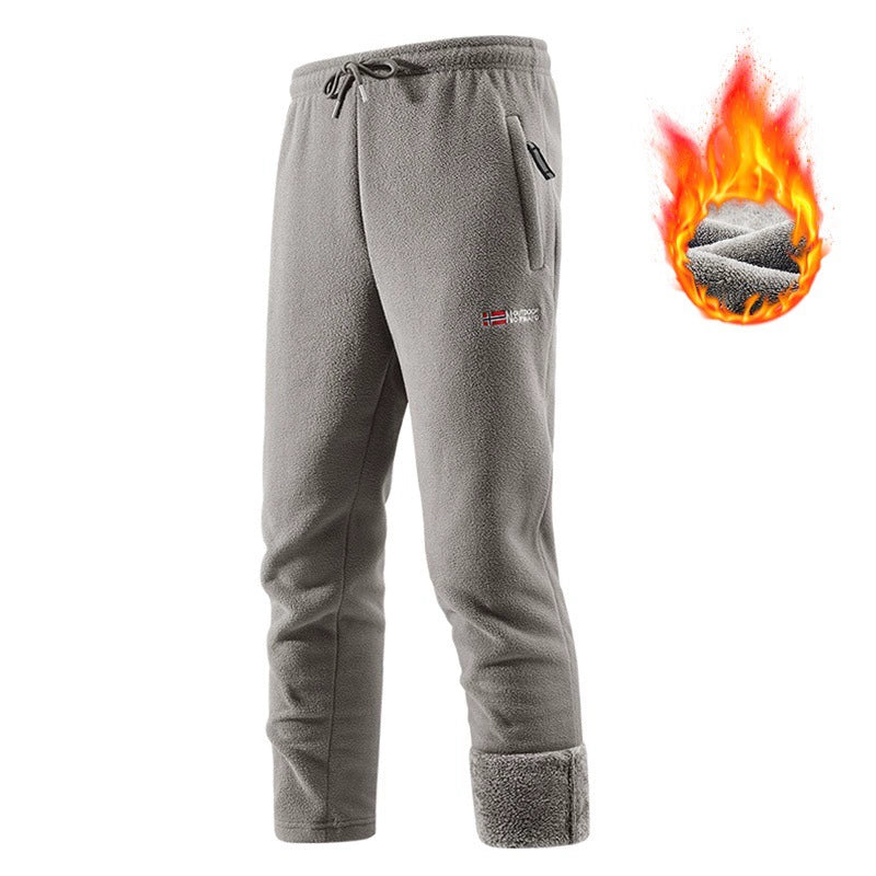 Fleece-Lined Drawstring Pants