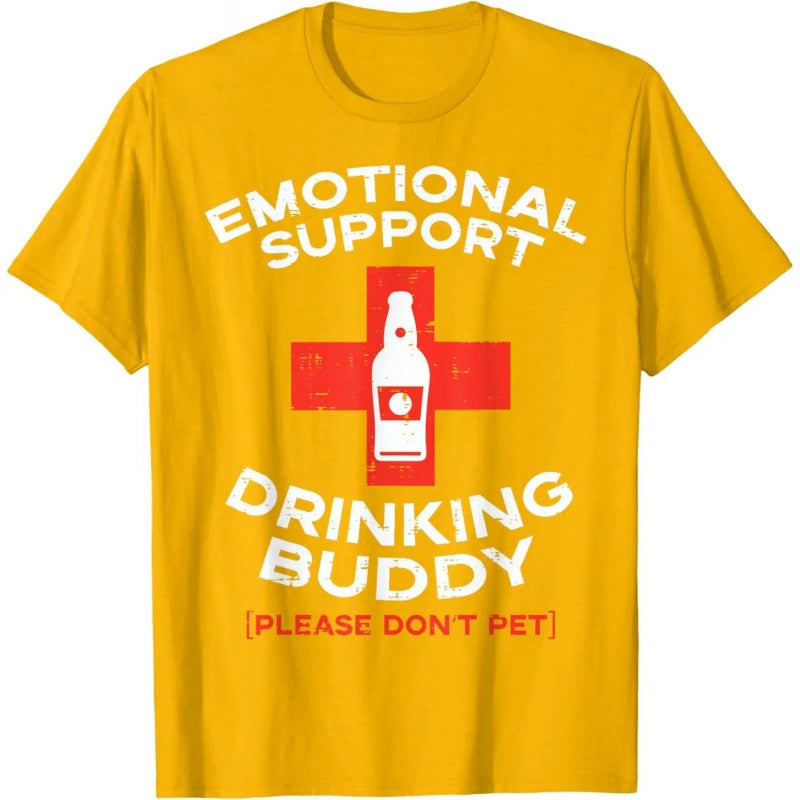 Funny Drinking Buddy Graphic T-Shirt
