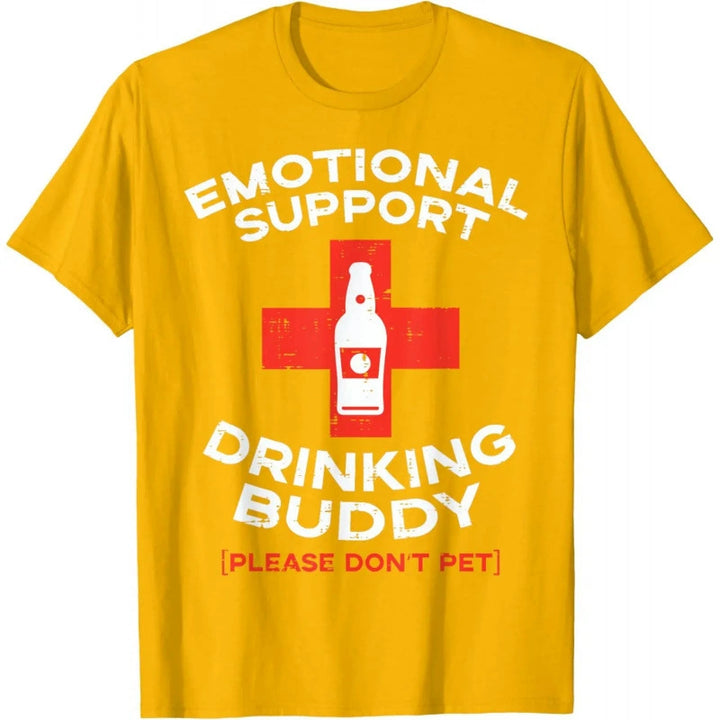 Funny Drinking Buddy Graphic T-Shirt