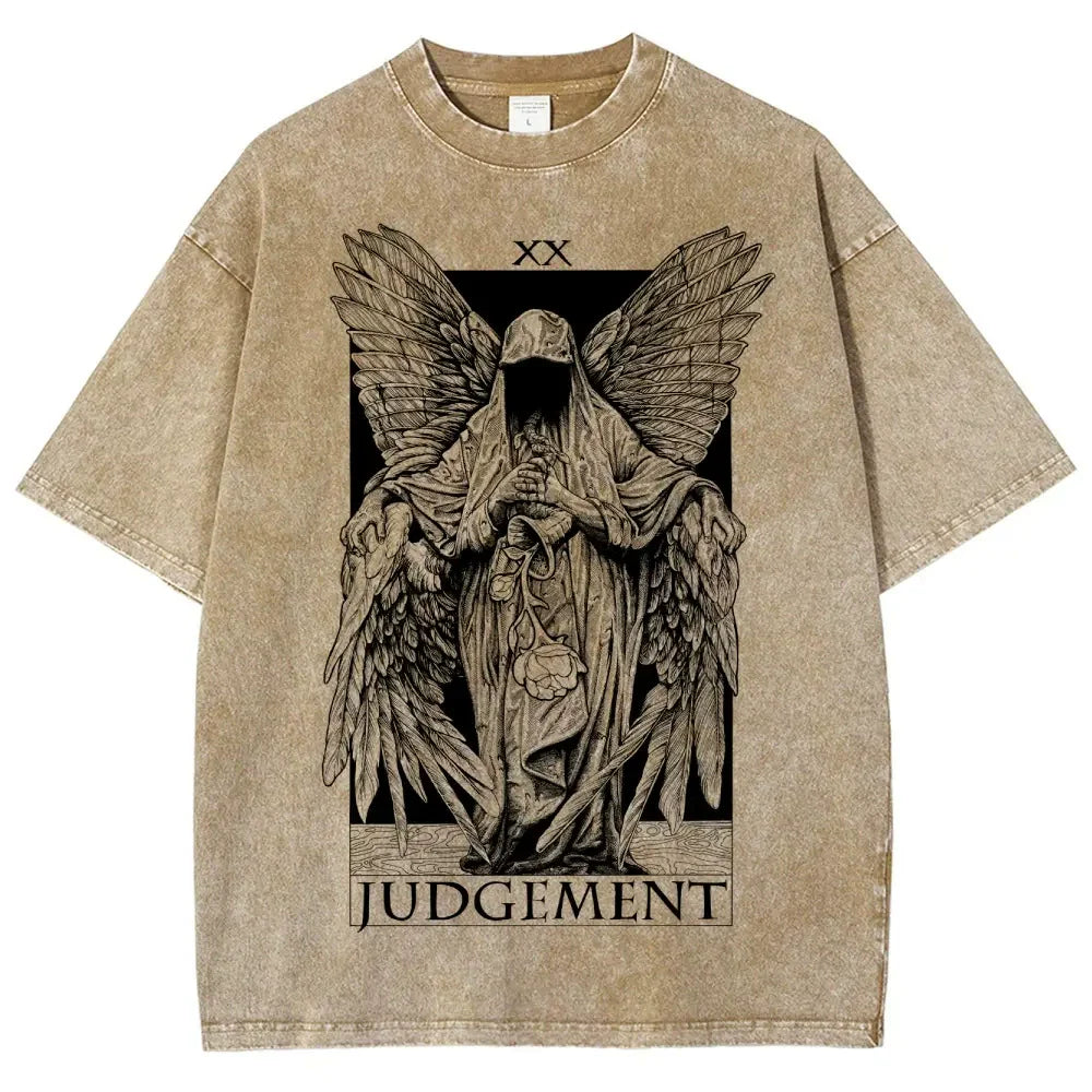 Tarot "The Devil" Washed Graphic T-Shirt