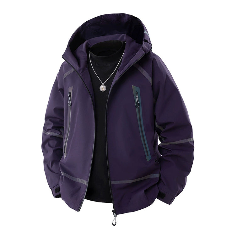 Reflective Trim Utility Jacket
