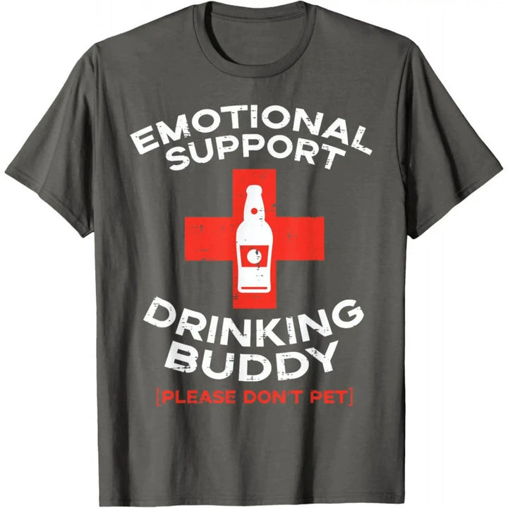 Funny Drinking Buddy Graphic T-Shirt