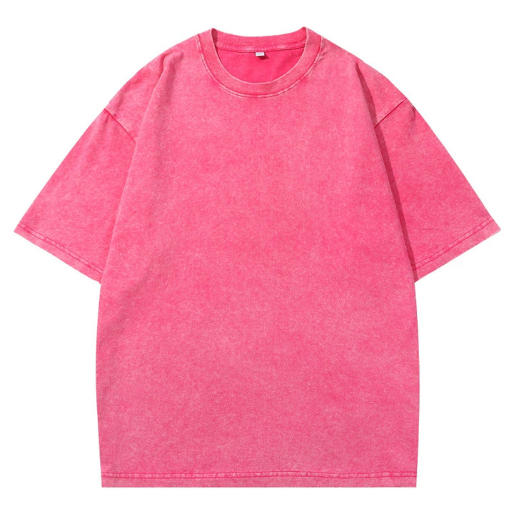 Vintage Washed Solid T-Shirt