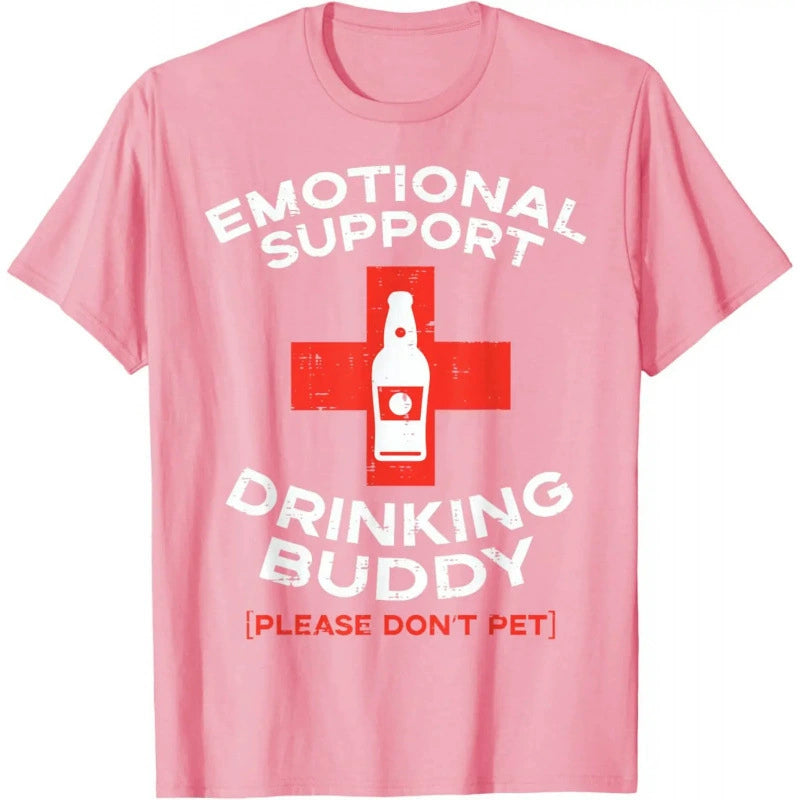 Funny Drinking Buddy Graphic T-Shirt
