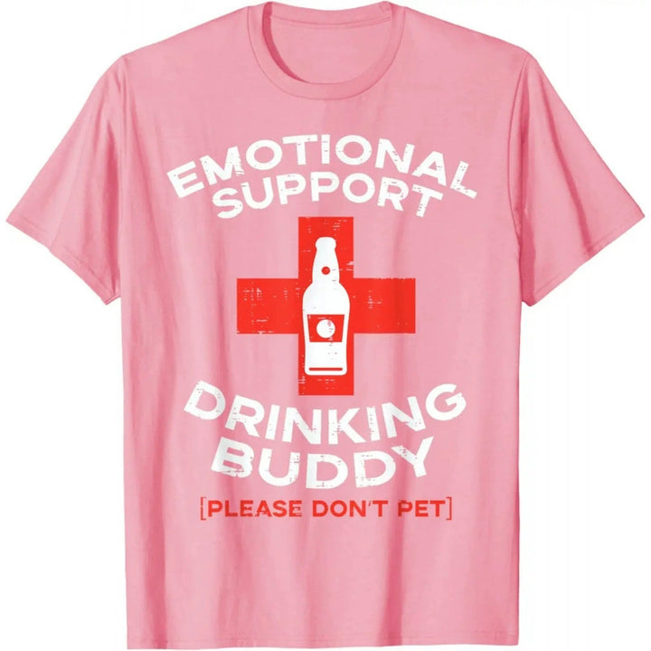 Funny Drinking Buddy Graphic T-Shirt