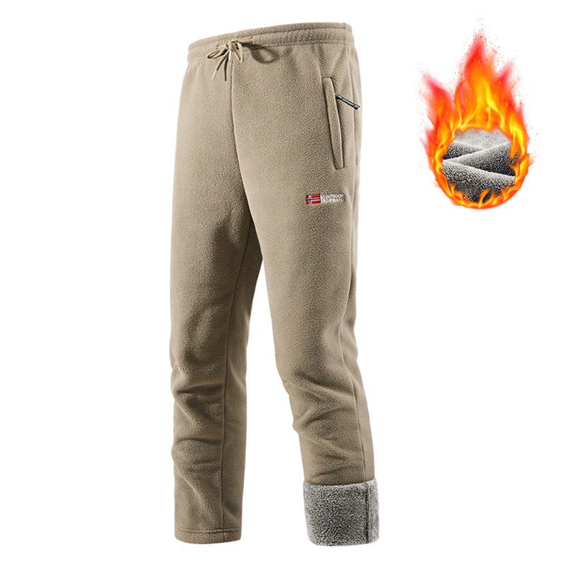 Fleece-Lined Drawstring Pants