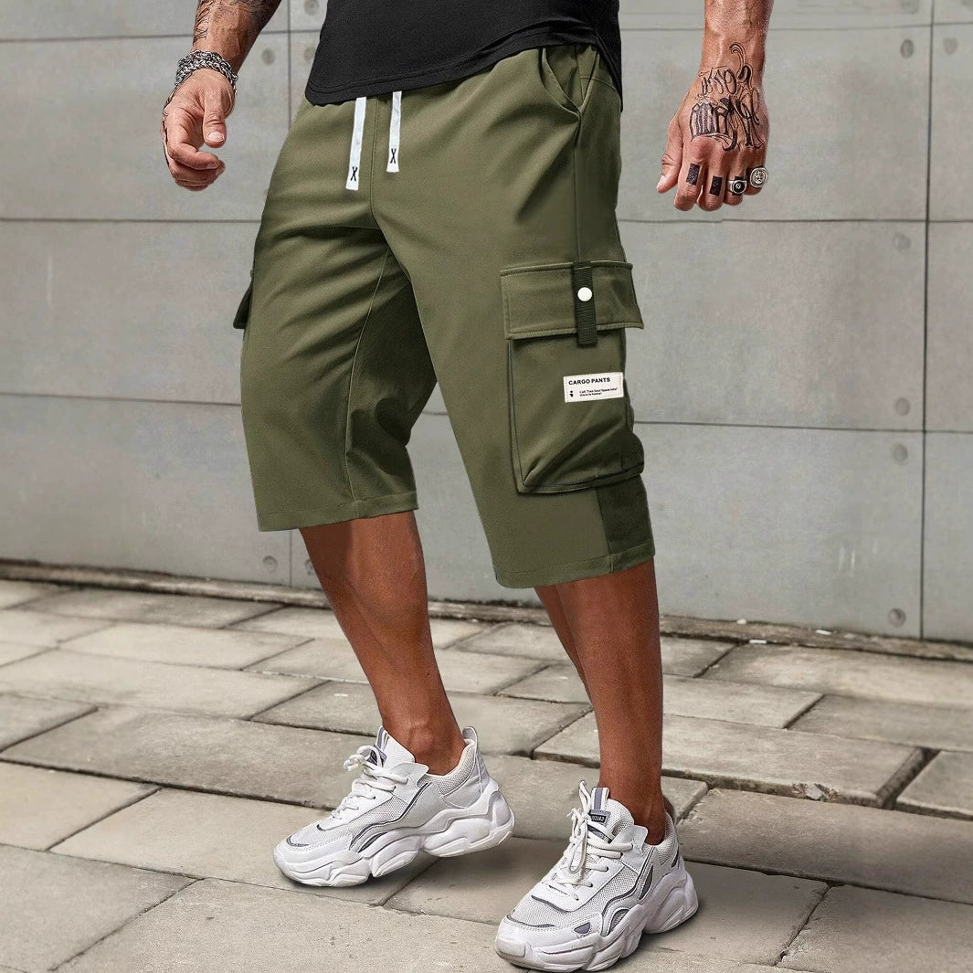 Men’s Summer Straight-Fit Cargo Shorts