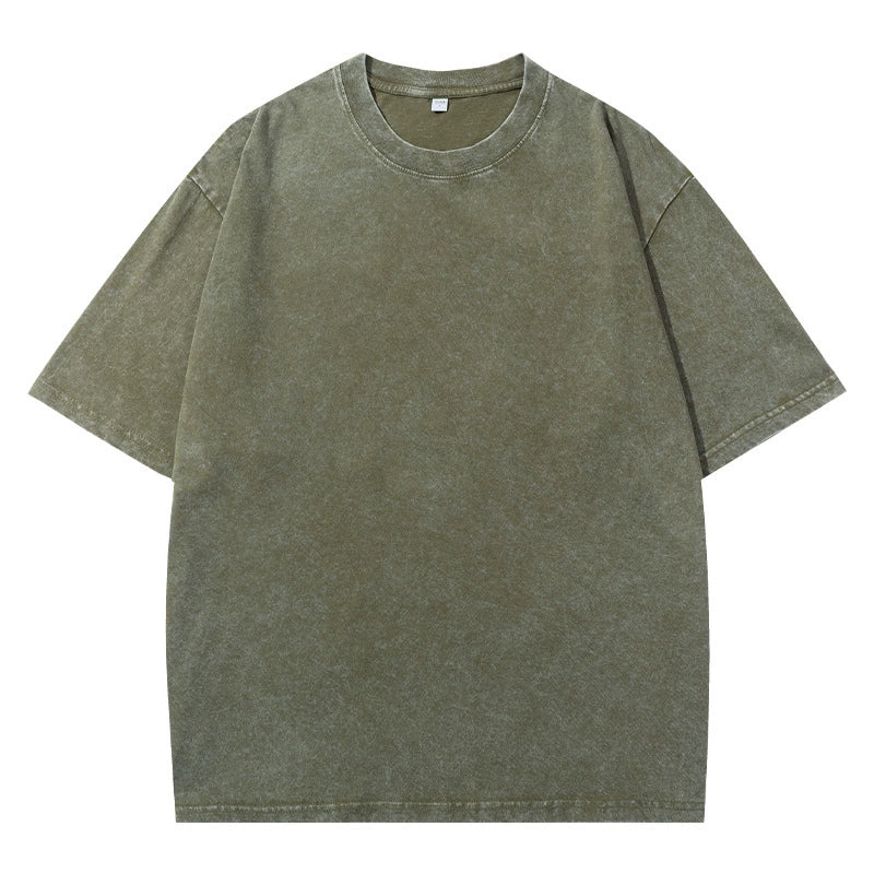 Vintage Washed Solid T-Shirt